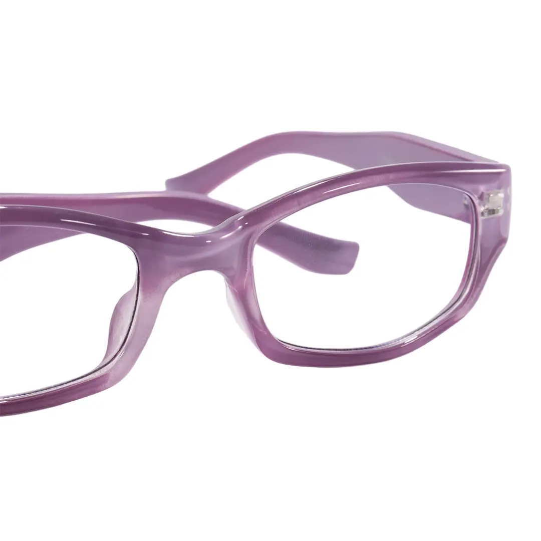 Frame detail view of Novella rectangle pc eyeglasses EP0342604 in purple