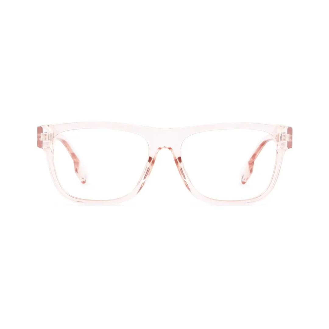 Front view of Amant rectangle pc eyeglasses EP0772209 in pink