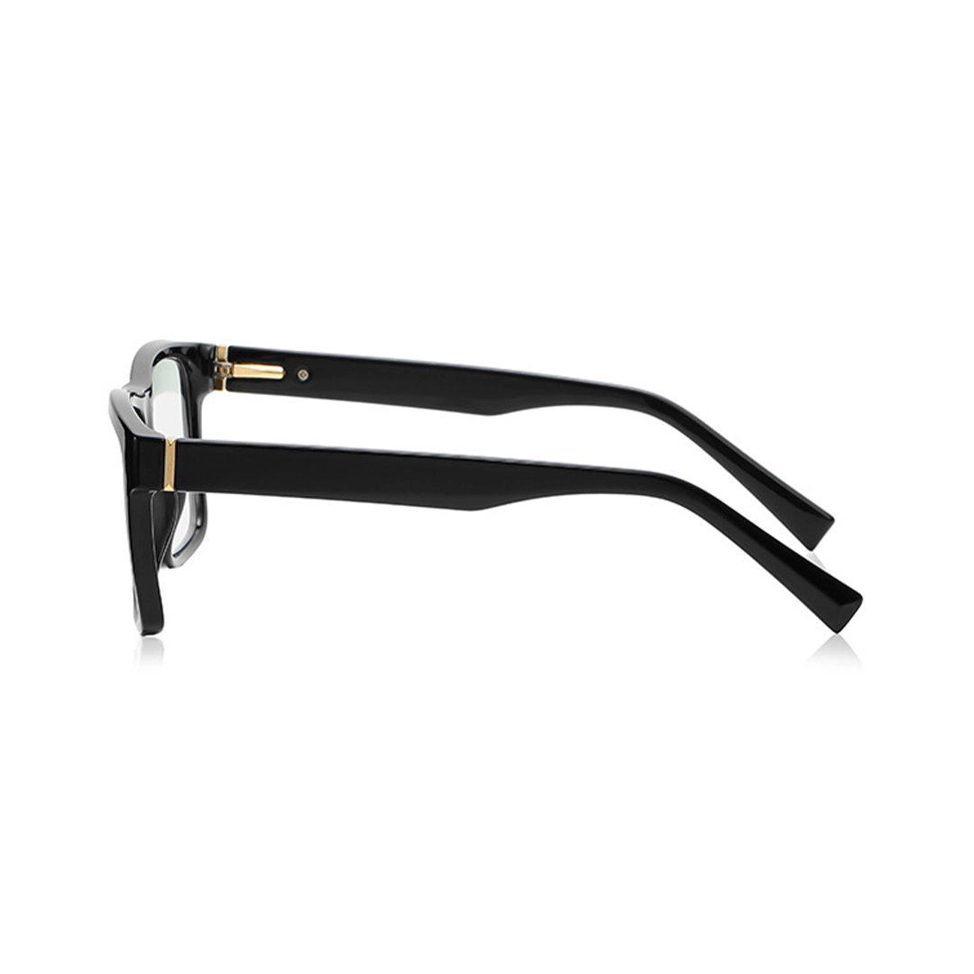 Side view of Briony rectangle tr90 eyeglasses ER0012512 in black