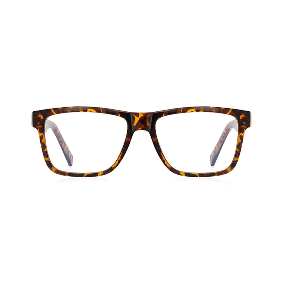 Front view of Briony rectangle tr90 eyeglasses ER0012512 in tortoise