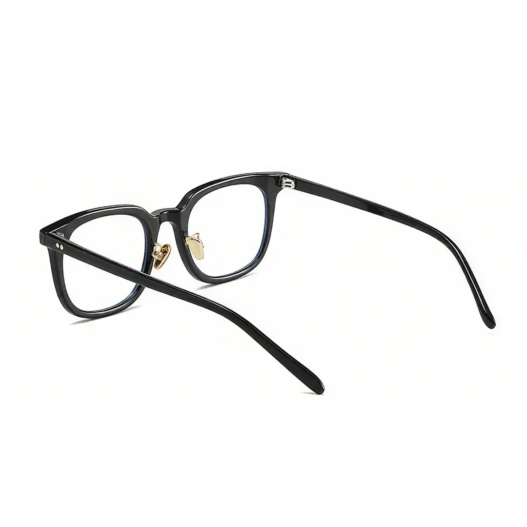 Back view of Marlin rectangle tr90 eyeglasses ER0072508 in black