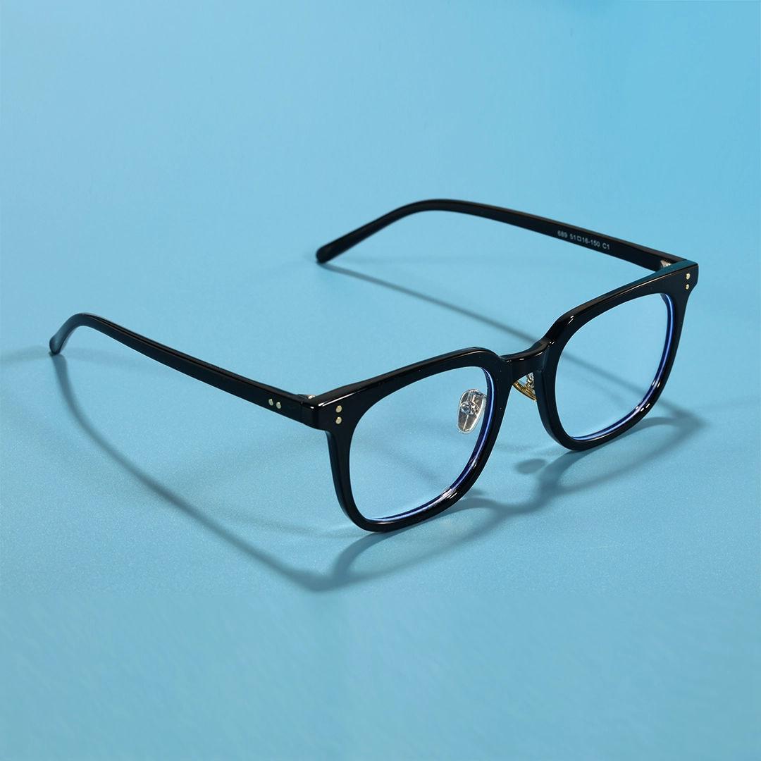 Scene view of Marlin rectangle tr90 eyeglasses ER0072508 in black