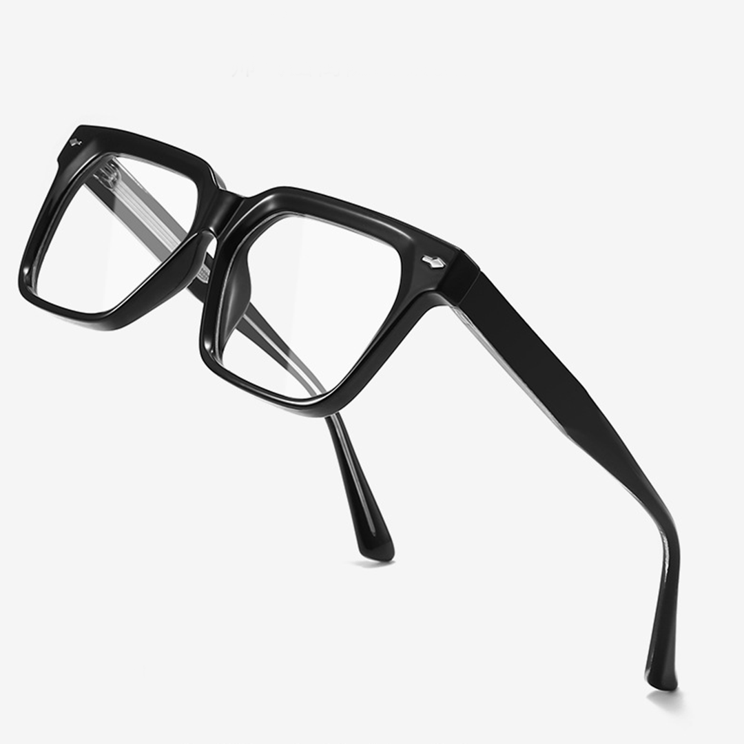 Frame detail view of Brent rectangle tr90 eyeglasses ER0092508 in black