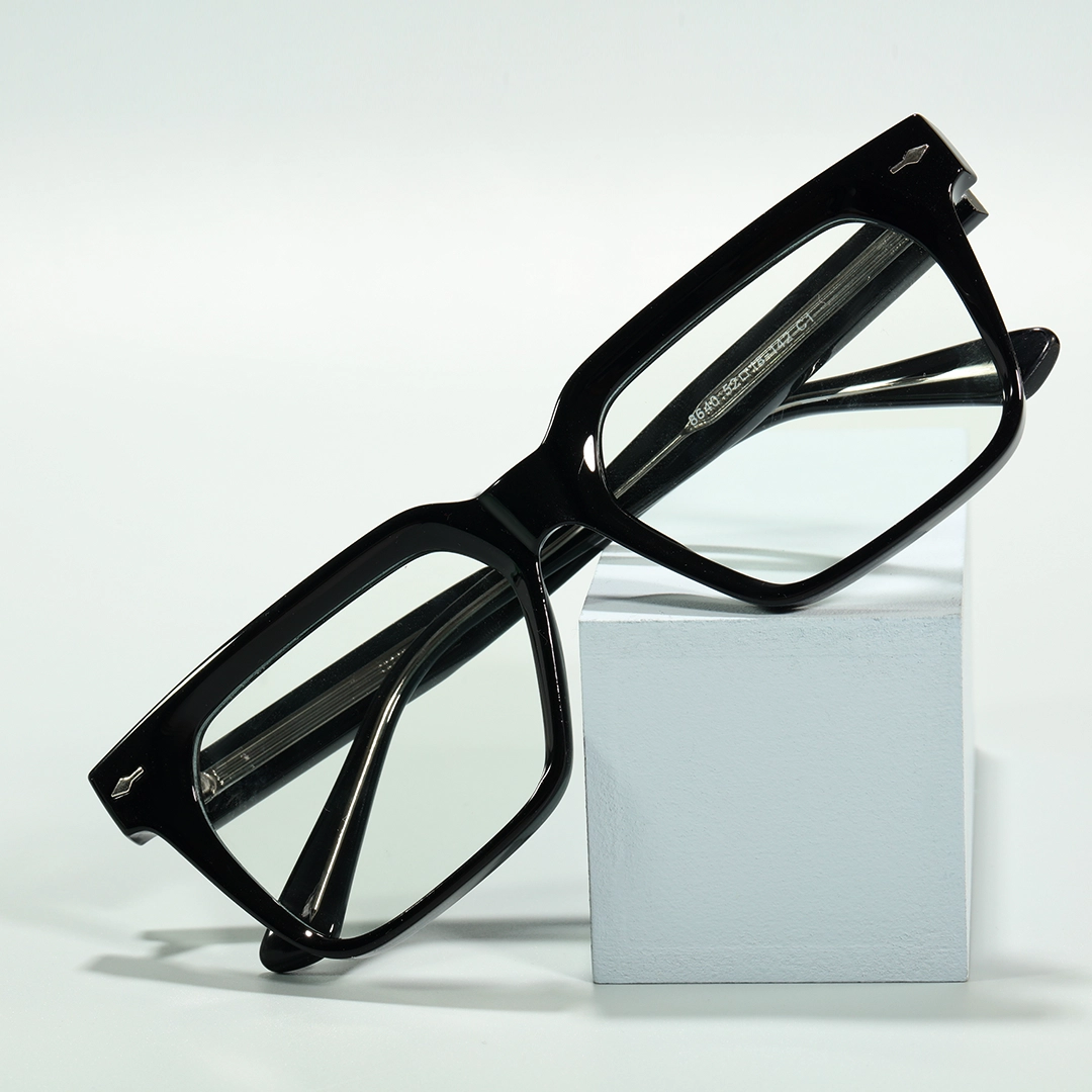 Scene view of Brent rectangle tr90 eyeglasses ER0092508 in black