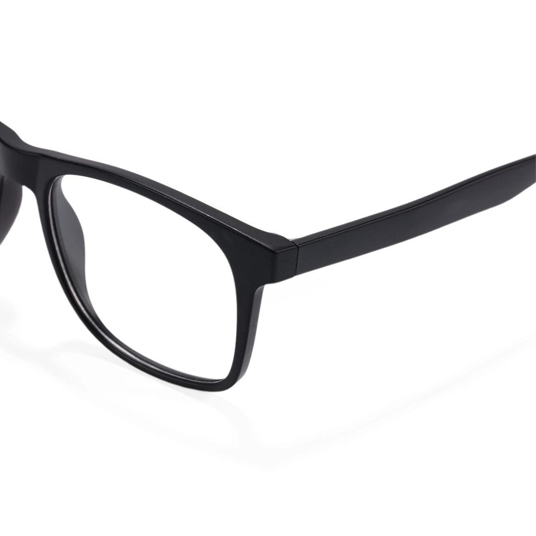 Frame detail view of Liam rectangle tr90 eyeglasses ER0122508 in black