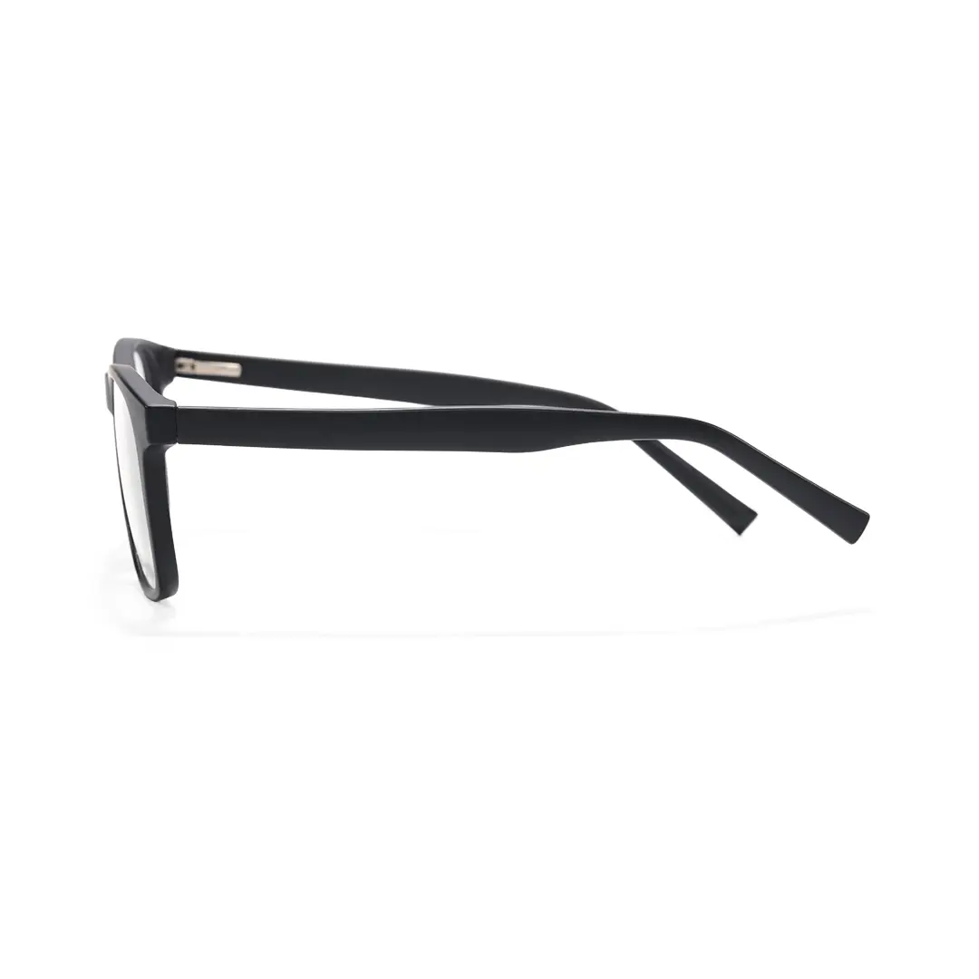 Side view of Liam rectangle tr90 eyeglasses ER0122508 in black