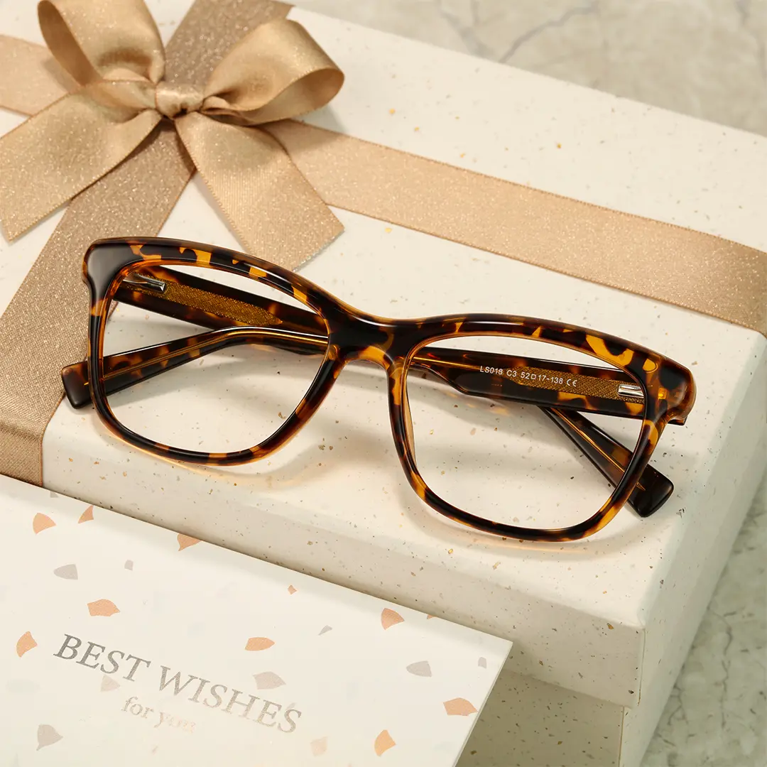 Scene view of Timon rectangle tr90 eyeglasses ER0162412 in tortoise