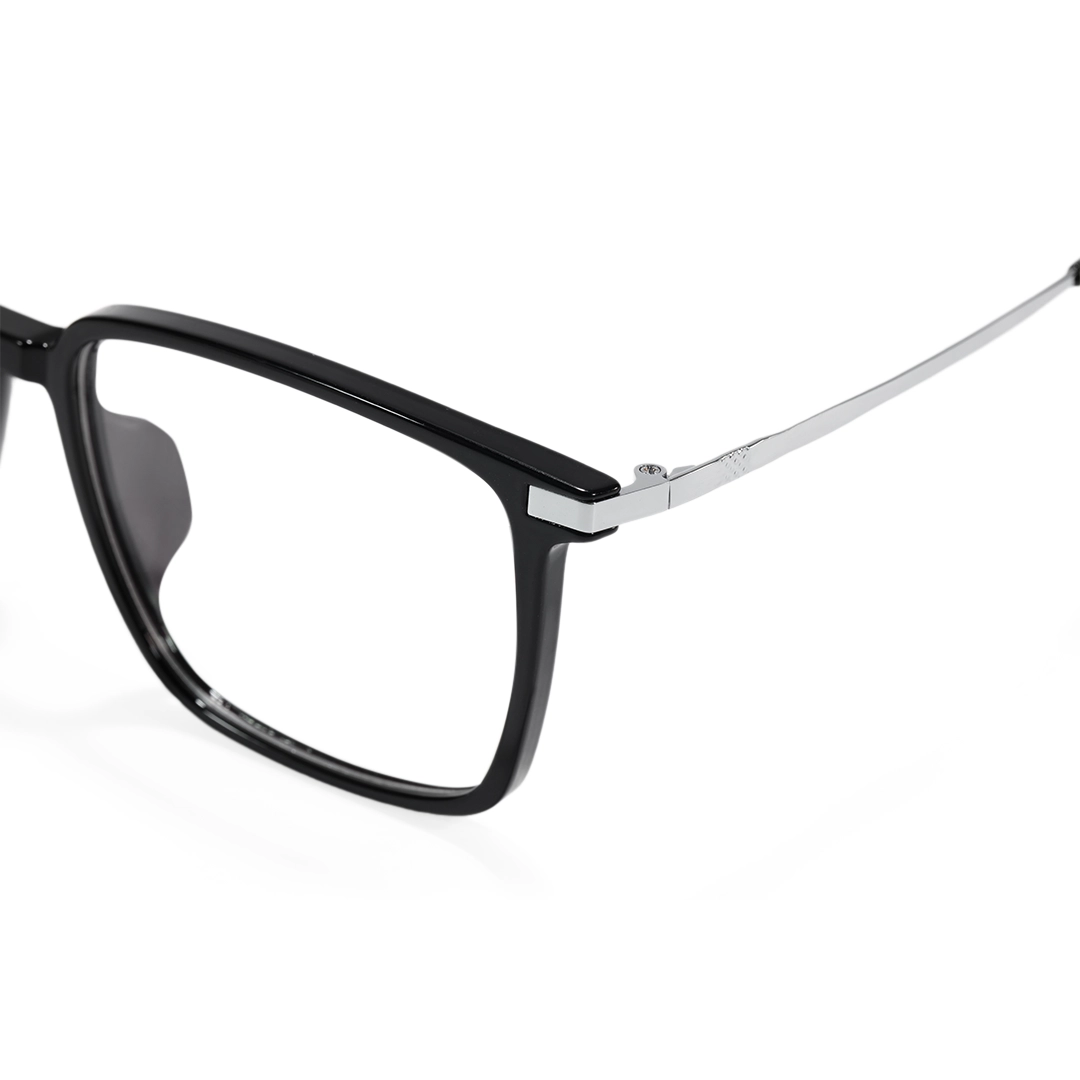 Frame detail view of Leslie rectangle tr90 eyeglasses ER0172508 in black