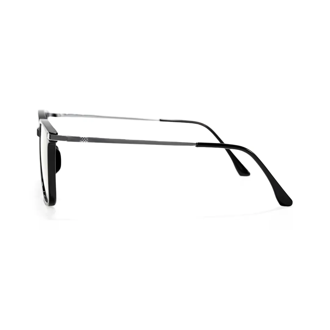 Side view of Leslie rectangle tr90 eyeglasses ER0172508 in black