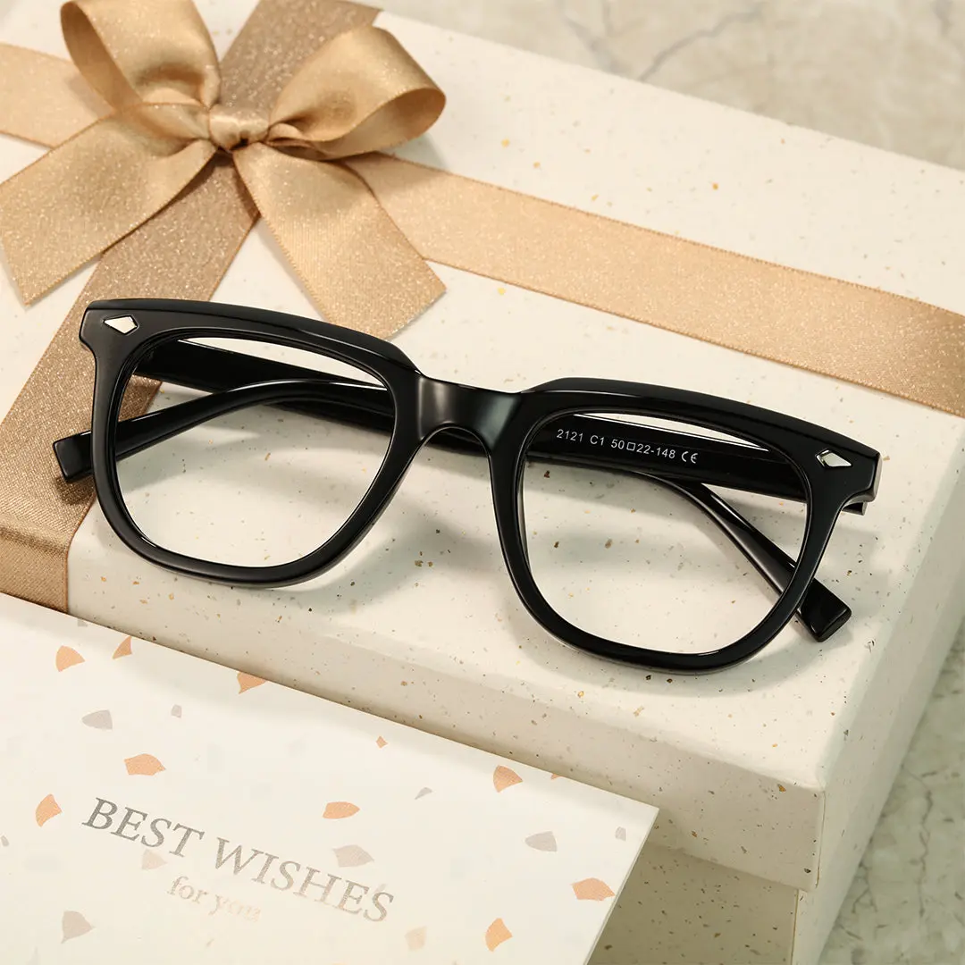 Scene view of Trent rectangle tr90 eyeglasses ER0182412 in black