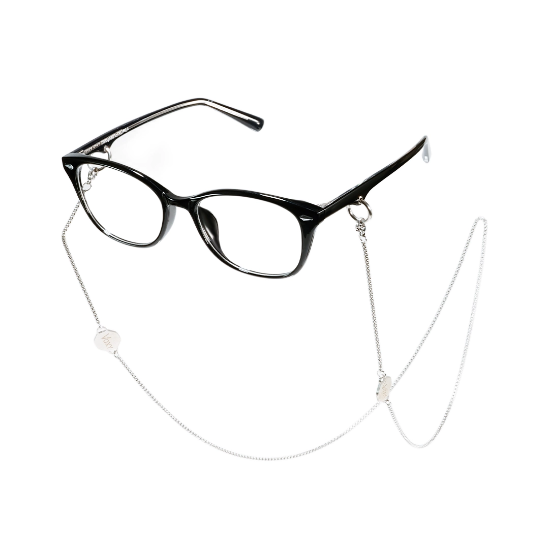 Frame detail view of Noel fashion rectangle tr90 eyeglasses ER0212601 in black
