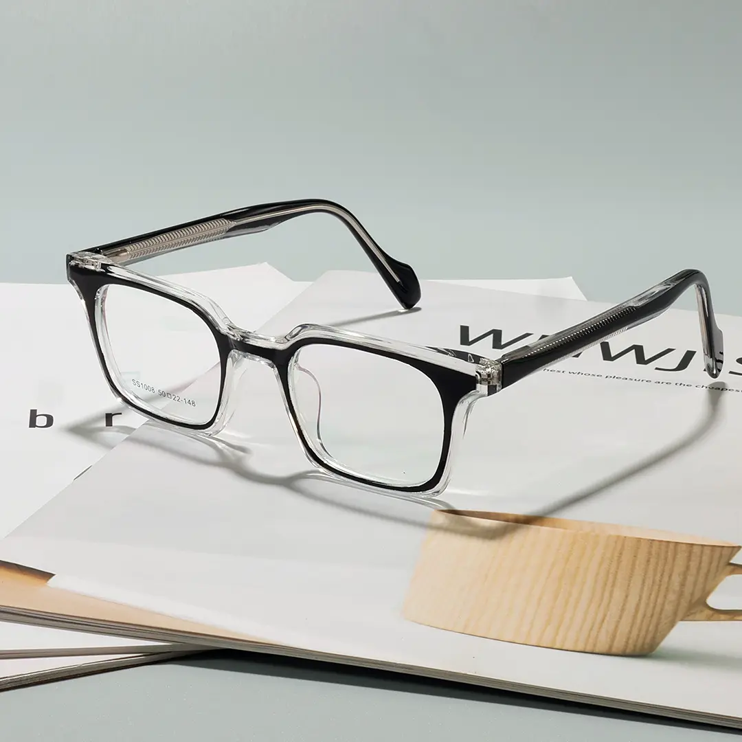 Scene view of Finley rectangle tr90 eyeglasses ER0232508 in black