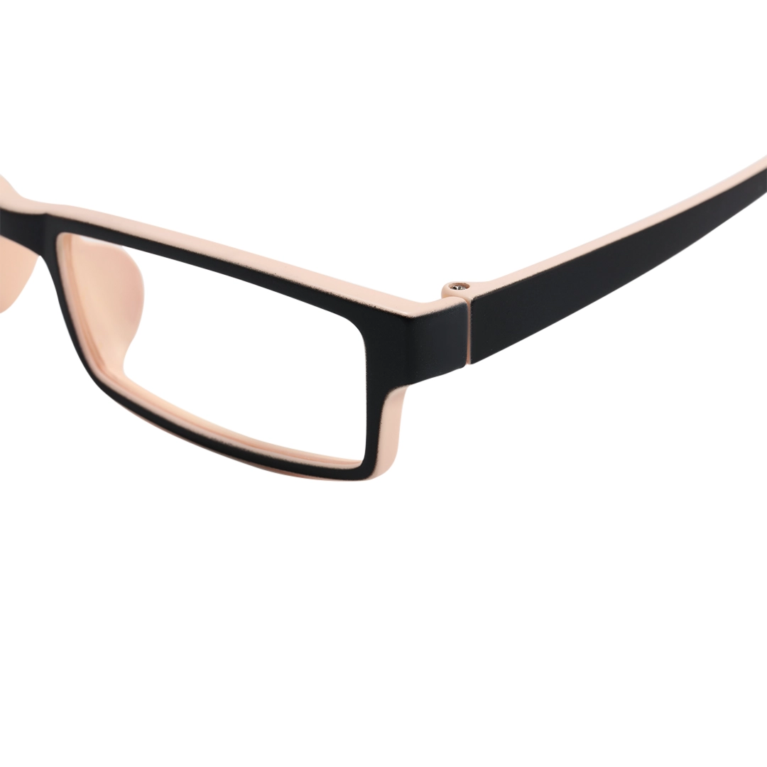 End piece detail of Sing office siren rectangle tr90 eyeglasses ER0302412 in beige