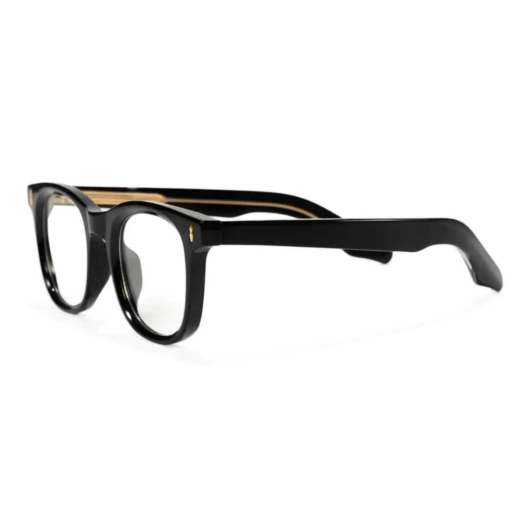 Side view of Carrol rectangle tr90 eyeglasses ER0302506 in black