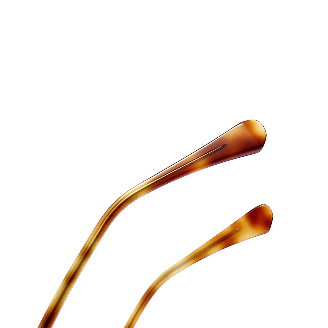 Temple detail of Rowan rectangle tr90 eyeglasses ER0462508 in clear
