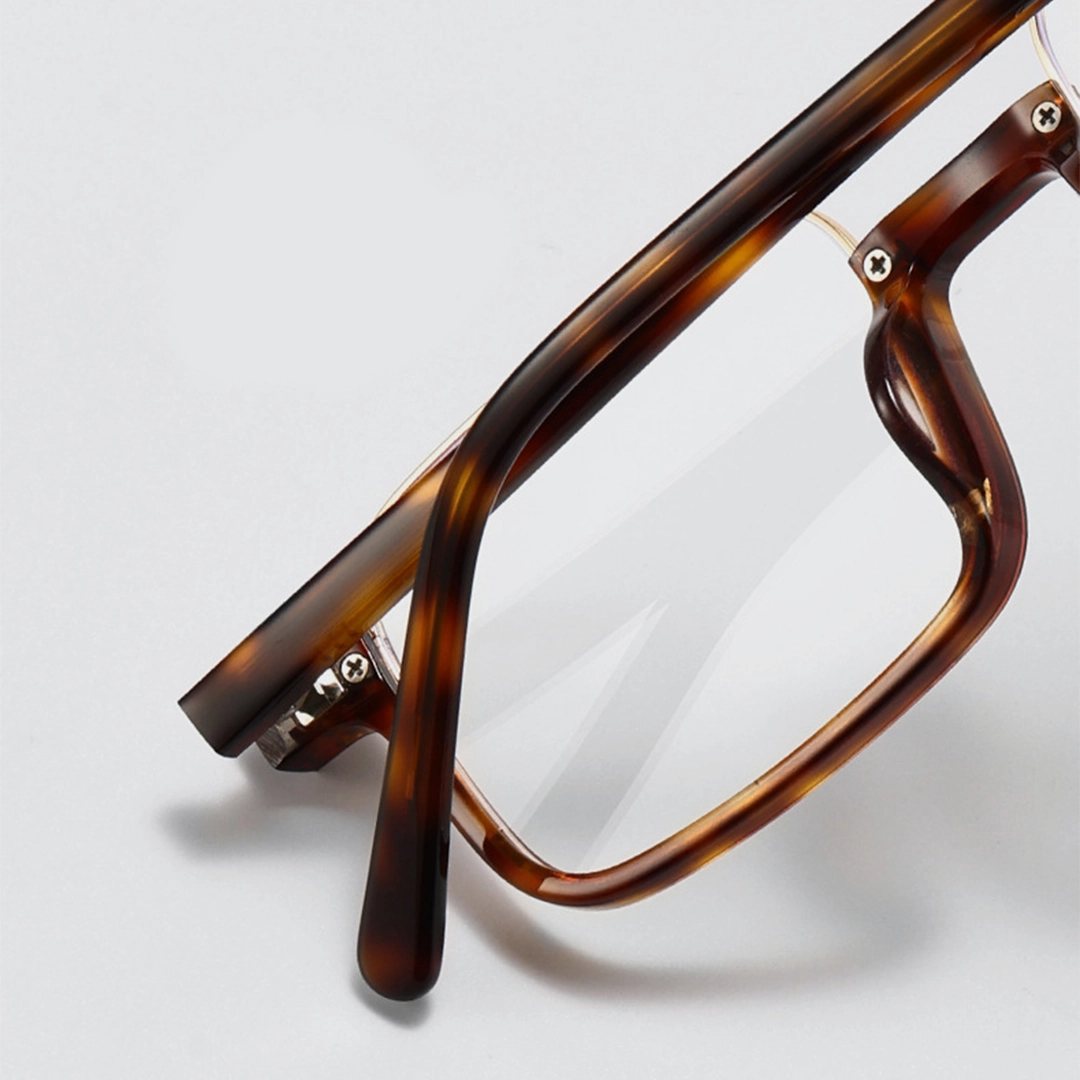 Set view of Maelis rectangle tr90 eyeglasses EX0382509 in tortoise