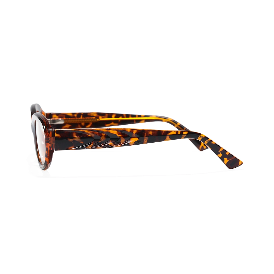 Side view of Ellie oval tr90 eyeglasses OR0132510 in tortoise
