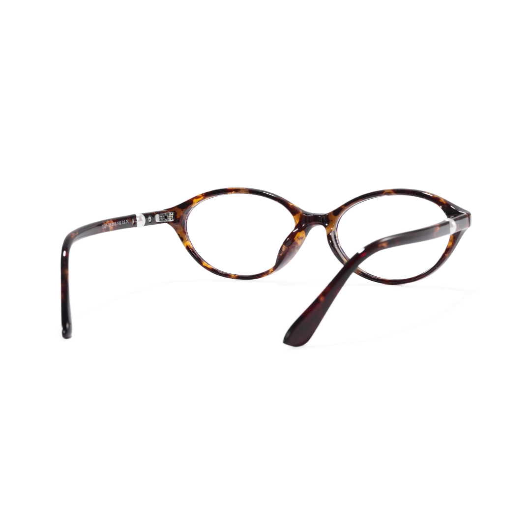 Back view of Sabine y2k oval tr90 eyeglasses OR0192509 in tortoise