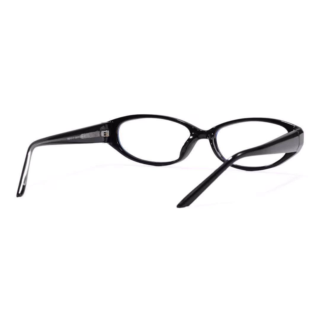 Back view of Nerida office siren oval tr90 eyeglasses OR0232605 in black