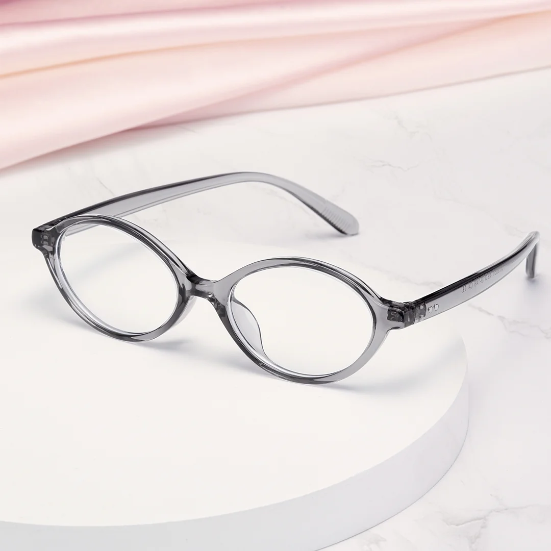 Scene view of isral oval tr90 eyeglasses OR0312402 in grey
