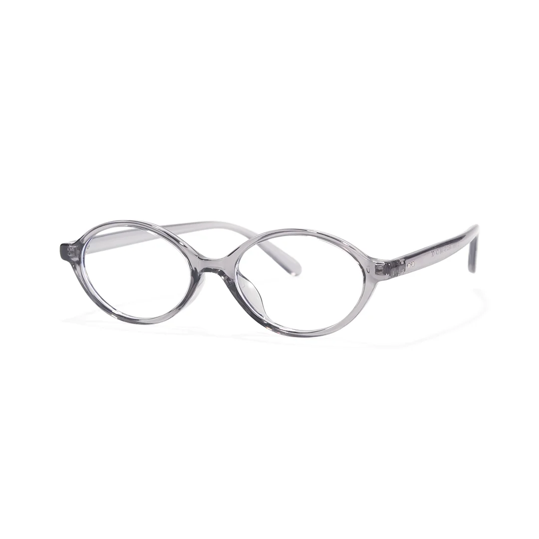 Angle view of Isral y2k oval tr90 eyeglasses OR0312402 in grey