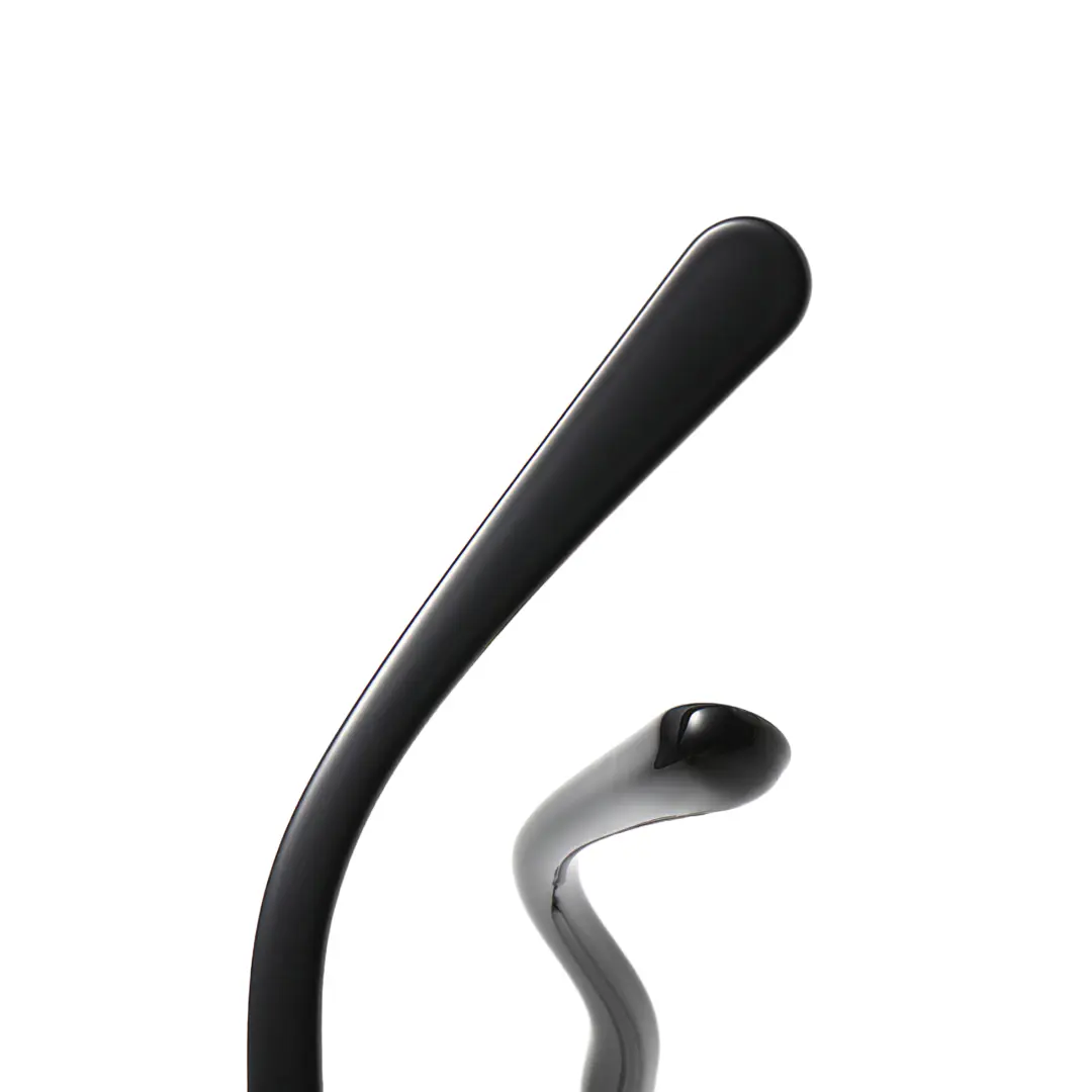 Temple detail of Arix oval pc eyeglasses OR0342512 in black