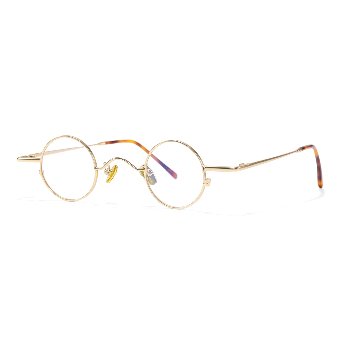 Elklook Yezy John Lennon Style Glasses Retro Metal Round Frames