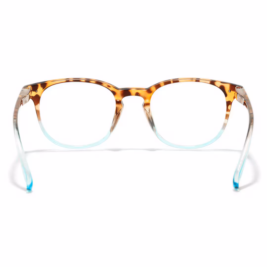 Back view of Baya round pc eyeglasses in two-tone. SPU: RP0052502