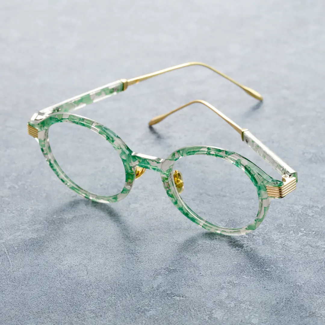 Scene view of Irene round tr90 eyeglasses RR0012303 in green