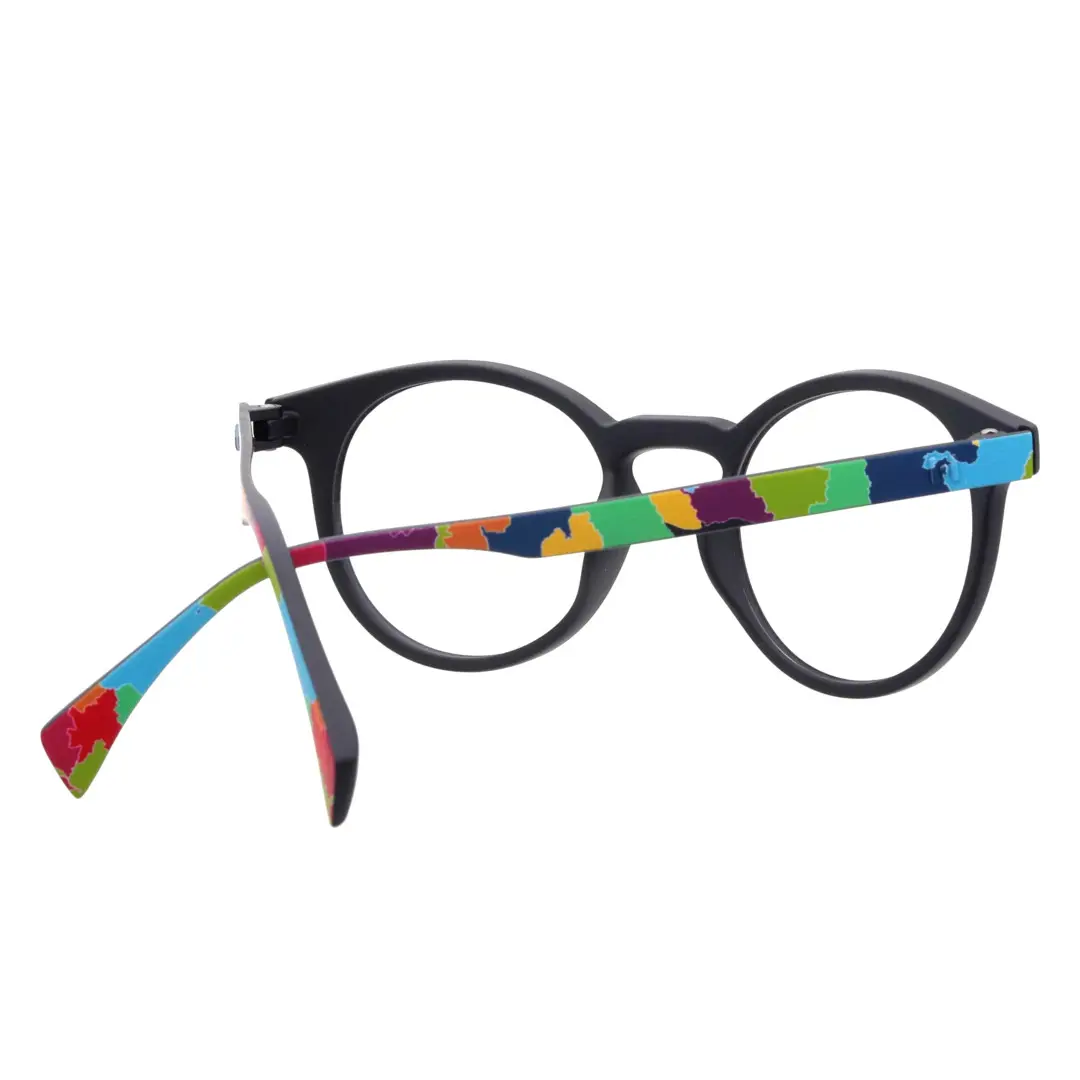 Back view of Judah round tr90 eyeglasses RR0052401 in multicolor
