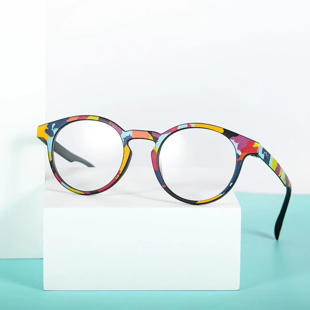 Scene view of Judah round tr90 eyeglasses RR0052401 in multicolor