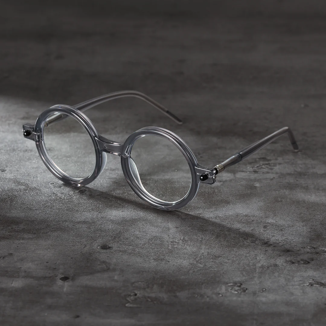 Scene view of Bkiko round tr90 eyeglasses RR0212302 in grey