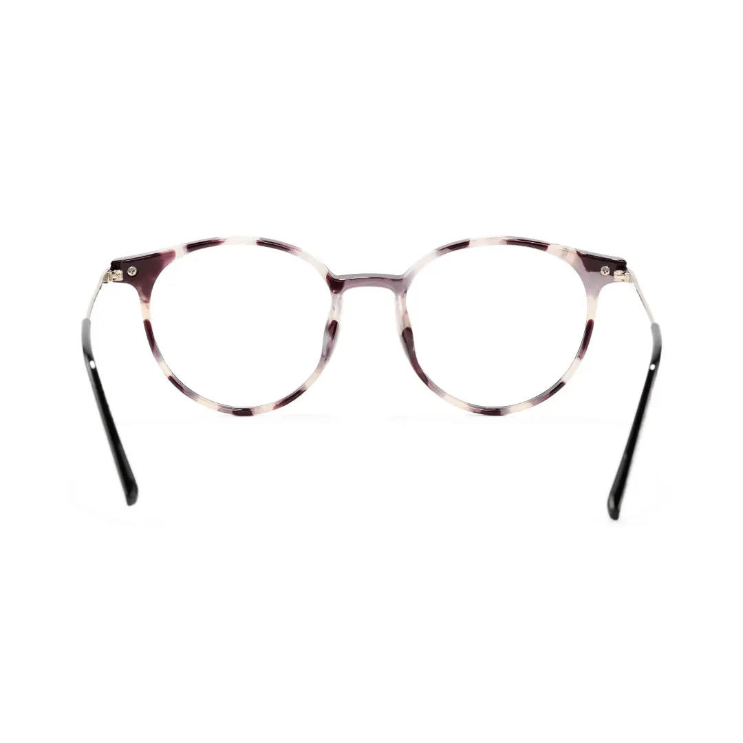 Back view of Alea round tr90 eyeglasses RR0382504 in tortoise
