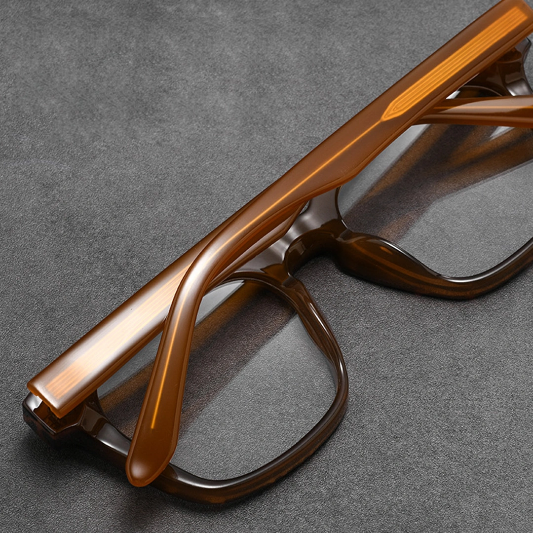 Front folded view of Toby square acetate eyeglasses SA00152508 in tortoise