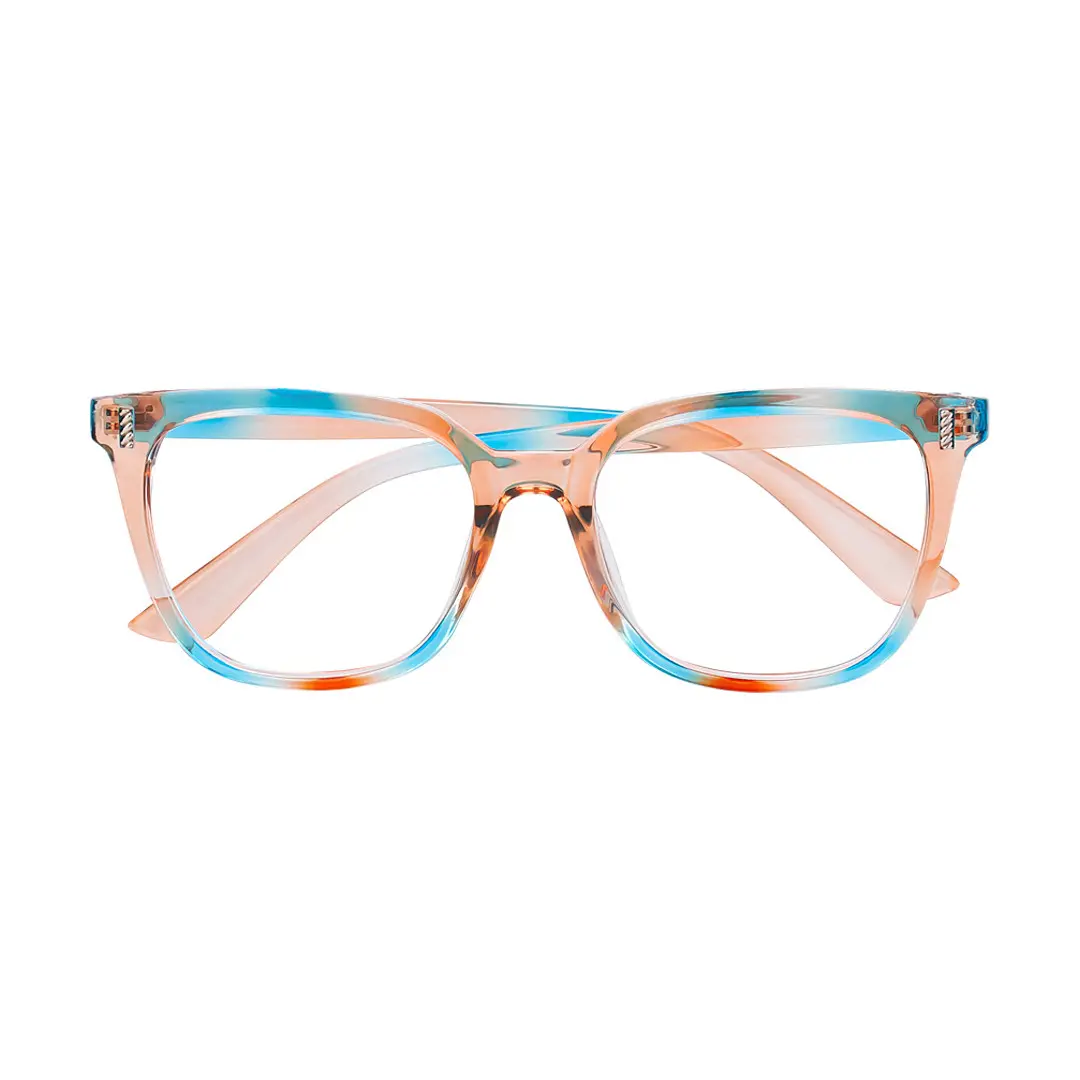 End piece detail of Blik square pc eyeglasses SP0042304 in pink