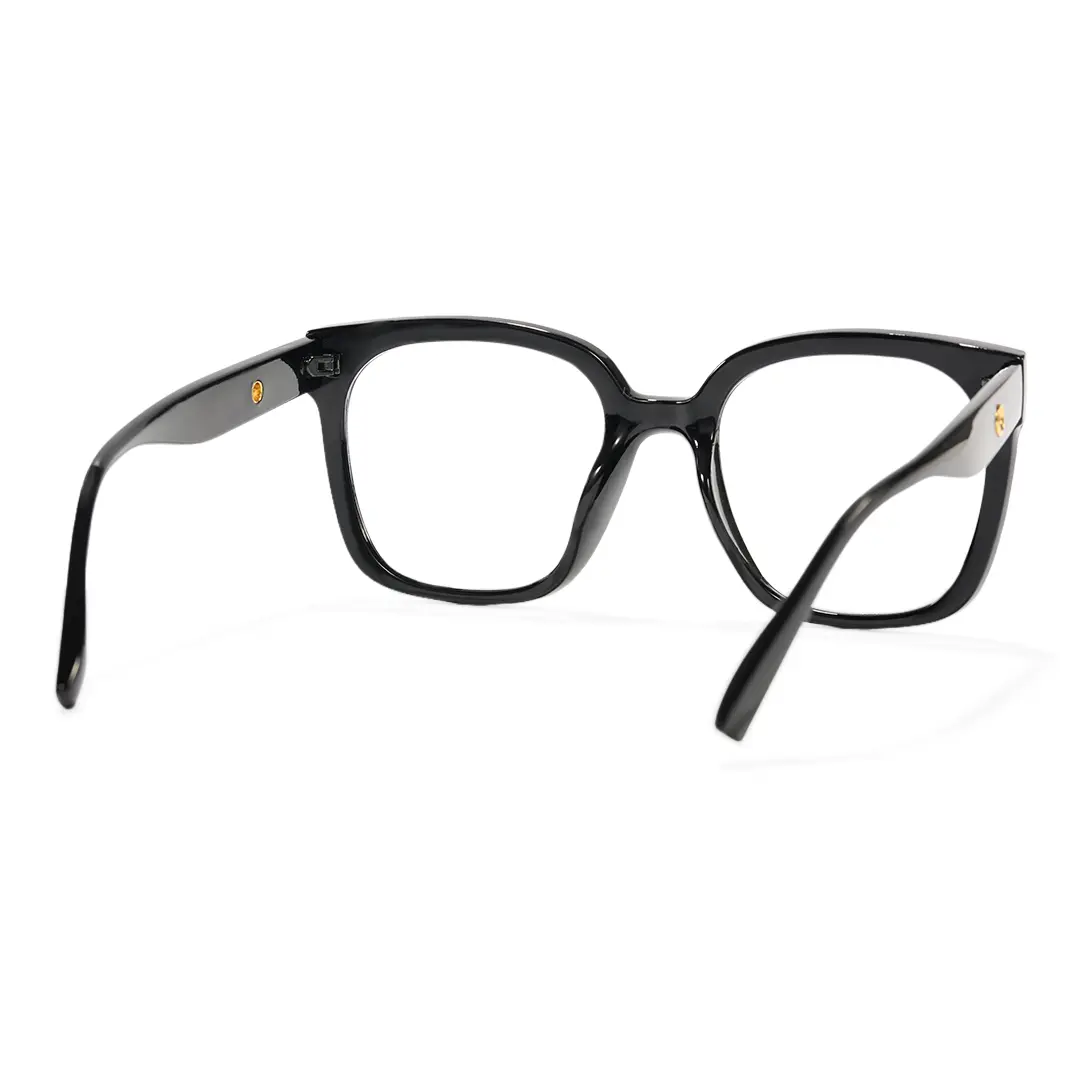 Back view of Ennis square pc eyeglasses SP0062508 in black