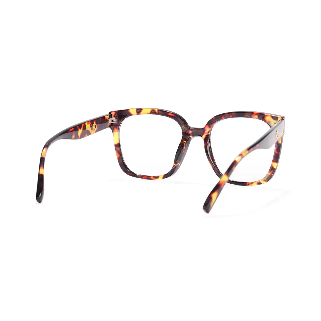 Back view of Ennis square pc eyeglasses SP0062508 in tortoise
