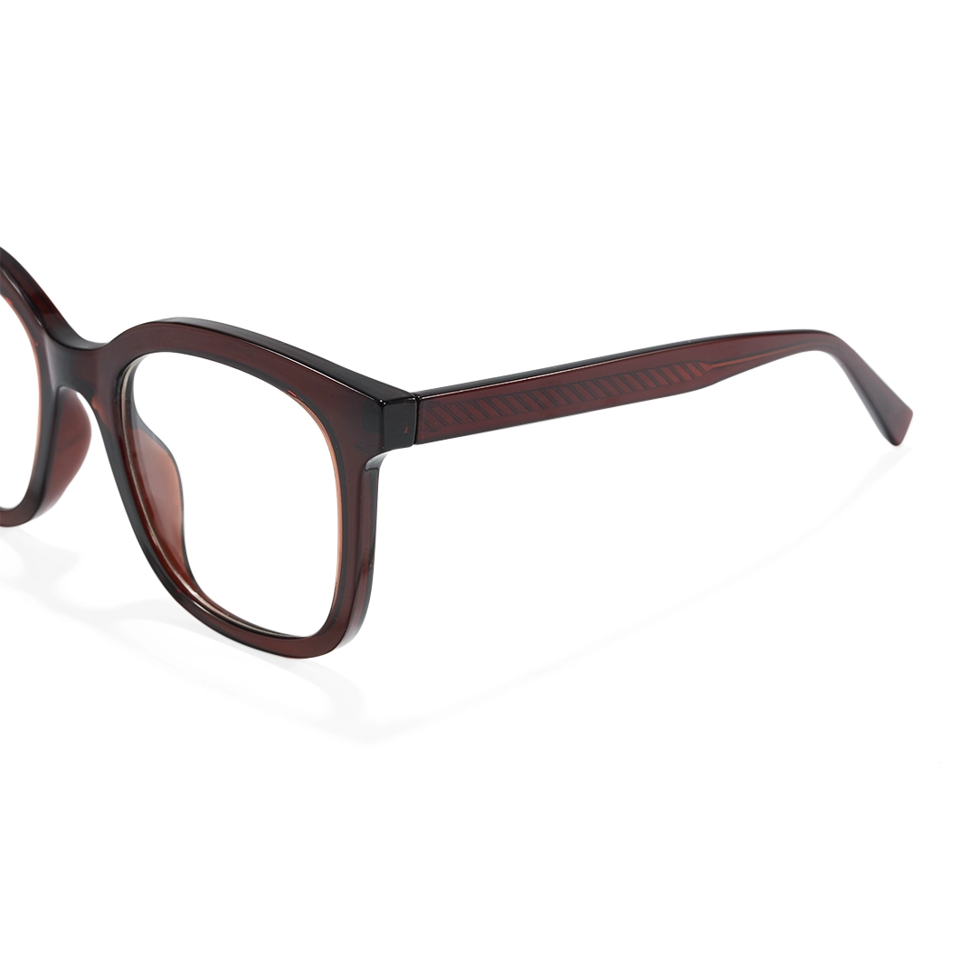 End piece detail of Fynn square tr90 eyeglasses SR0012510 in red