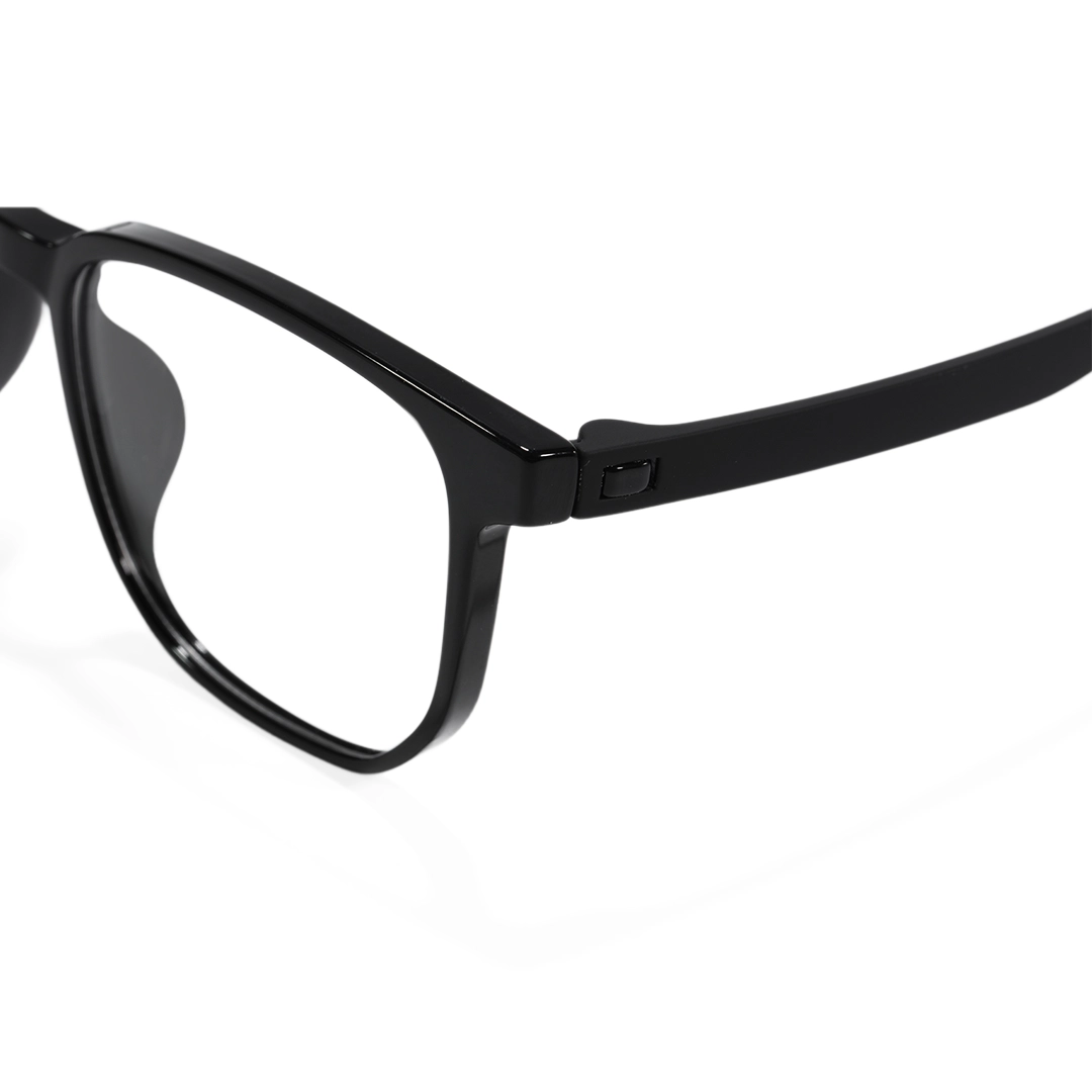Hinge detail of Malik square tr90 eyeglasses SR00162508 in black