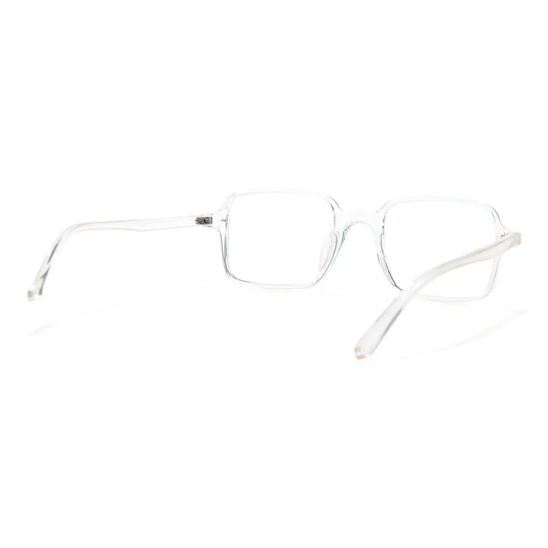 Back view of Camila vintage square tr90 eyeglasses SR0022508 in clear