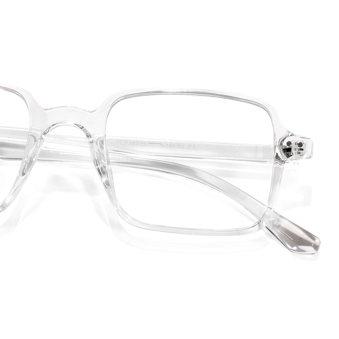 Front folded view of Camila vintage square tr90 eyeglasses SR0022508 in clear