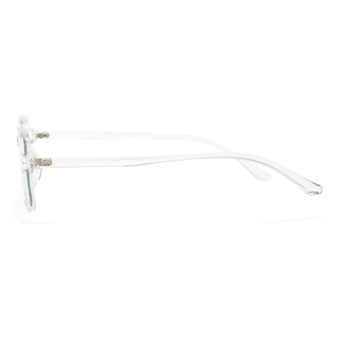 Side view of Camila vintage square tr90 eyeglasses SR0022508 in clear