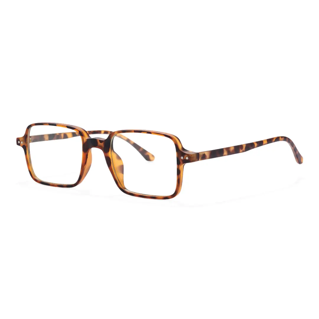 Angle view of Camila square tr90 eyeglasses SR0022508 in tortoise