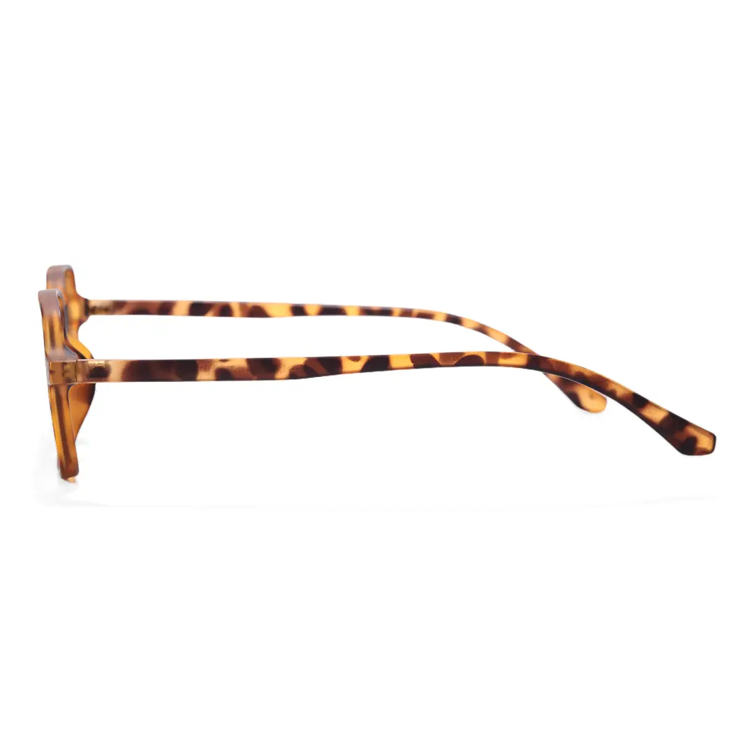 Side view of Camila vintage square tr90 eyeglasses SR0022508 in tortoise