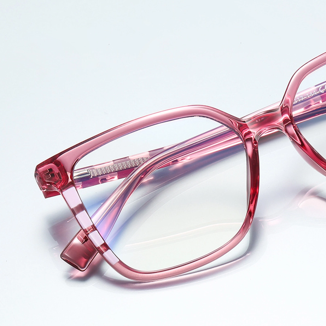 Scene view of Owl square tr90 eyeglasses SR0022510 in pink