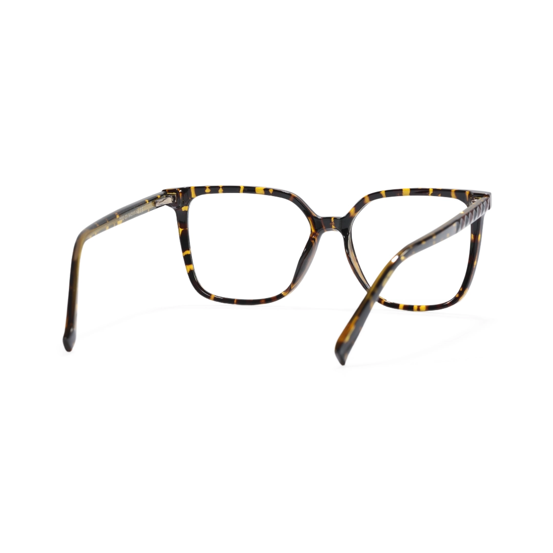 Back view of Owl square tr90 eyeglasses SR0022510 in tortoise
