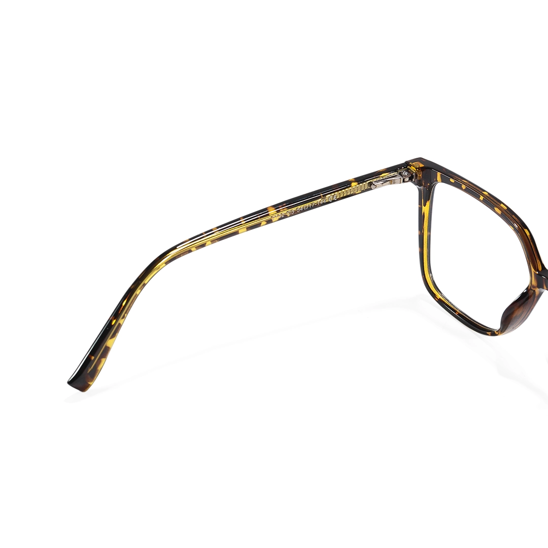 Hinge detail of Owl square tr90 eyeglasses SR0022510 in tortoise
