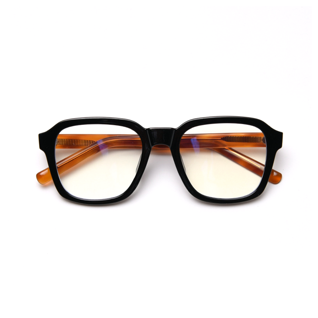 Front folded view of Maisy square tr90 eyeglasses SR0032508 in two tone