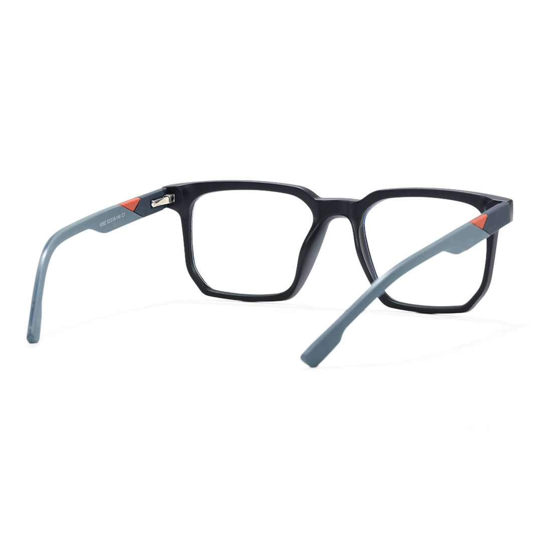Back view of Cole square tr90 eyeglasses SR0032604 in black