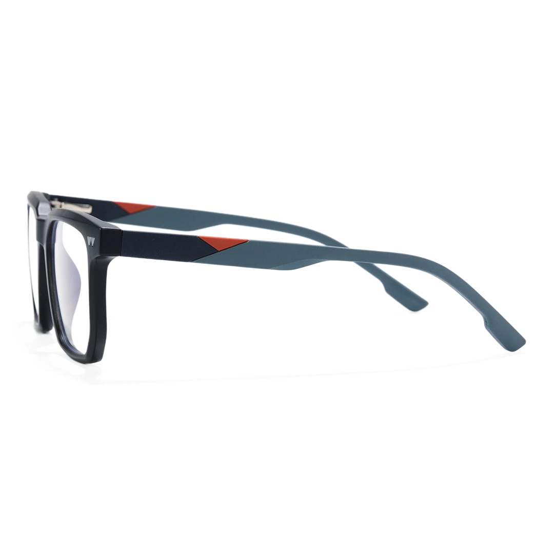 Side view of Cole square tr90 eyeglasses SR0032604 in black